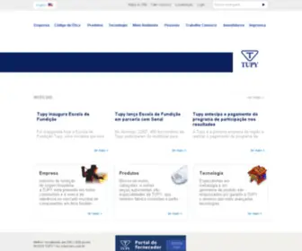 Tupy.com.mx(Referência em tecnologia de fundição de blocos e cabeçotes de motor de ferro e usinagem) Screenshot