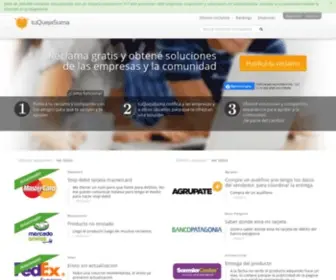 Tuquejasuma.com(El lugar donde los reclamos encuentran solución) Screenshot