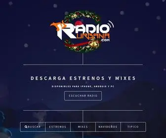 Turadiourbana.com(Tu Radio Urbana) Screenshot