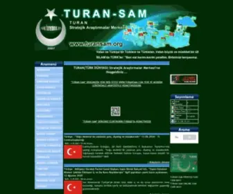 Turansam.org(TURAN-SAM... TURAN (TÜRK DÜNYASI)) Screenshot