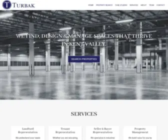 Turbak.com(Turbak Commercial Real Estate Services) Screenshot