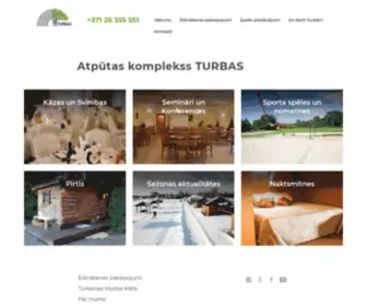 Turbas.lv(Atpūtas komplekss TURBAS) Screenshot