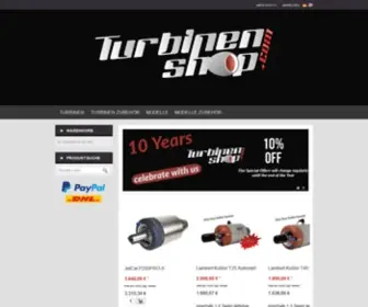 Turbinenshop.com(T U R B I N E N S H O P) Screenshot