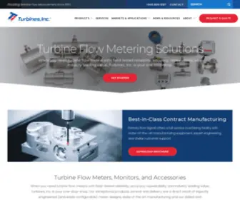 Turbinesincorporated.com(Flow Meter Company) Screenshot