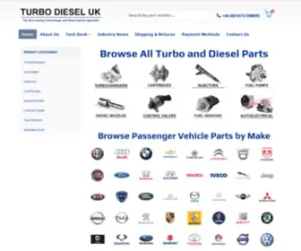 Turbo-Diesel.co.uk(Turbo Diesel UK) Screenshot