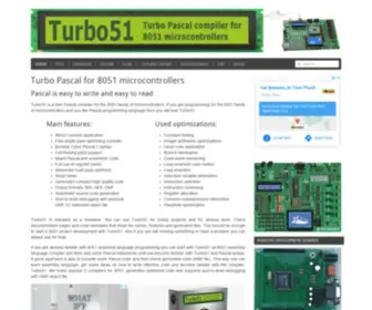 Turbo51.com(Pascal compiler for 8051 microcontrollers) Screenshot