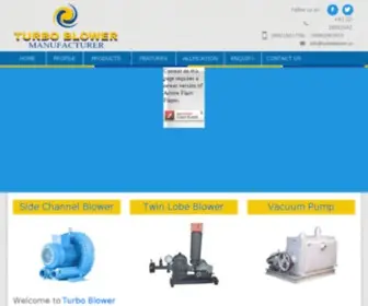 Turboblower.in(Turbo Blower) Screenshot