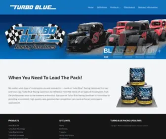 Turboblue.com(Turbo Blue Racing Gasolines) Screenshot