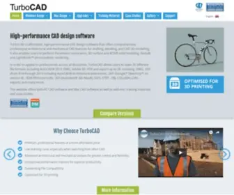 Turbocad.co.uk(Leading CAD Software for PC & Mac) Screenshot