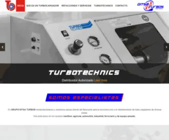 Turbocargadores.com.mx(Distribuidora de Turbo Cargadores S.A) Screenshot