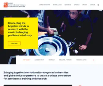 TurboCDT.org(The Centre for Doctoral Training in Future Propulsion and Power) Screenshot