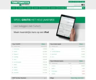 Turbocompetitie.nl(Turbocompetitie jaarspel) Screenshot