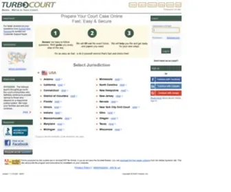 Turbocourt.com(Legal Paperwork Assistance) Screenshot