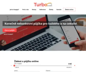 Turbocredit.cz(Nebankovní) Screenshot