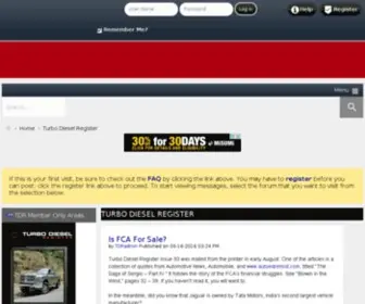 Turbodieselregister.com(Cummins) Screenshot