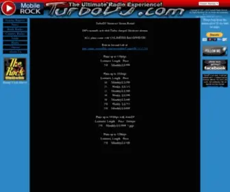 Turbodj.com(TurboDJ Radio Network) Screenshot