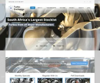 Turboexchange.co.za(Turbo Charger Sales and Reconditioning) Screenshot