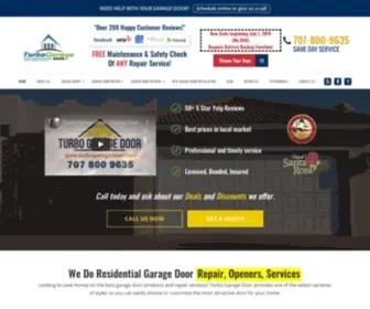 Turbogaragedoor.com(Garage Door Repair Service Near Me) Screenshot