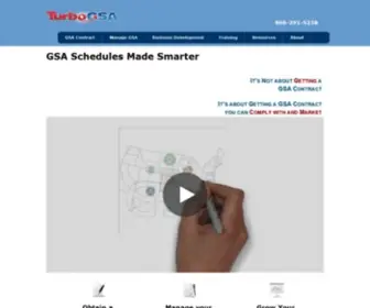 Turbogsa.com(Making GSA Schedules Smarter) Screenshot