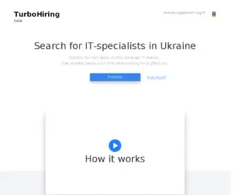 Turbohiring.co(Пошук кандидатів на ІТ) Screenshot