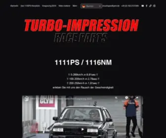 Turboimpression.de(TURBO IMPRESSION RACE PARTS) Screenshot