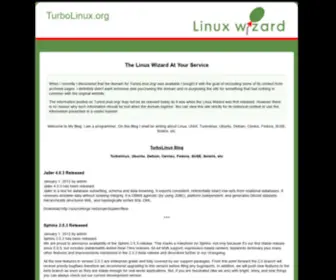 Turbolinux.org(The Linux Wizard) Screenshot