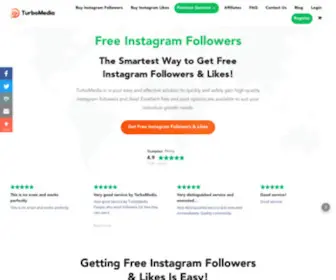 Turbomedia.io(Free Instagram Followers) Screenshot