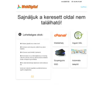 Turbometal.hu(WebDigital cpanel TĂĄrhely) Screenshot