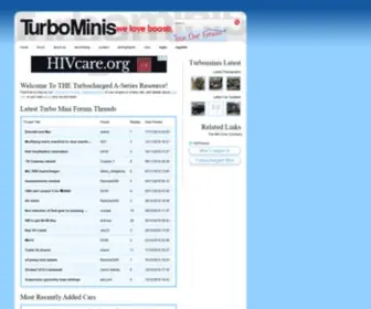 Turbominis.co.uk(Turbo mini information) Screenshot