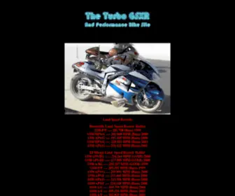 Turborick.com(Land Speed Racing Turbo Bike and Hot Rod Bike Site) Screenshot