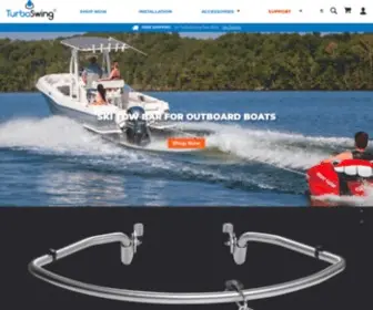 Turboswing.com(Ski Tow Bar for Outboards) Screenshot