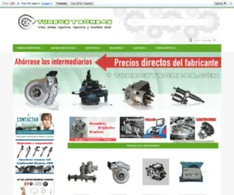 Turbosybombas.com(Turbos y bombas) Screenshot