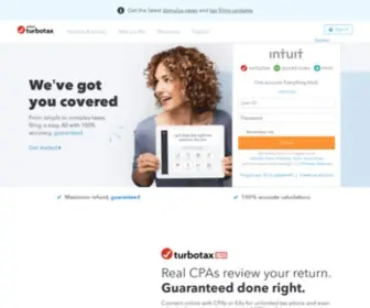 Turbotax.com(TurboTax® Official Site) Screenshot
