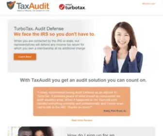 Turbotaxauditdefense.com(The easiest way to get audit defense protection) Screenshot