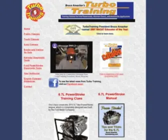 Turbotraining.com(Ford powerstroke training) Screenshot