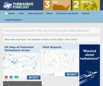 Turbulenceforecast.com(Turbulence Forecast) Screenshot
