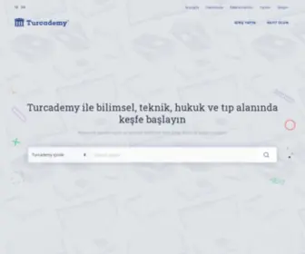 Turcademy.com(Türkiye'nin Online Akademik Portalı) Screenshot