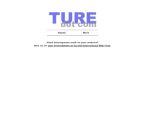 Ture.com(Ture dot com) Screenshot