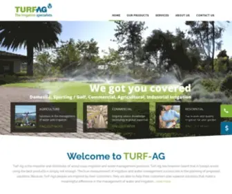 Turf-AG.co.za(World class irrigation and water management products) Screenshot