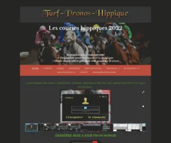 Turf-Pronos-Hippique.fr(Turf Pronos Hippique) Screenshot