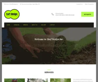 Turfdesigninc.com(Turf Design Inc) Screenshot