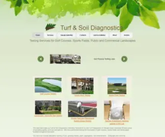 Turfdiag.com(Turf & Soil Diagnostics) Screenshot