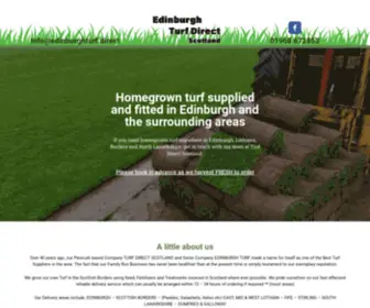 Turfdirectscotland.com(Turf Direct is one of Scotland's) Screenshot