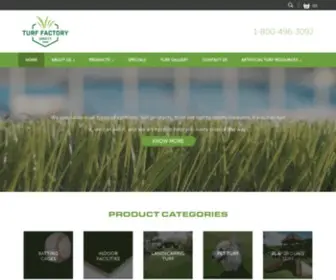 Turffactorydirect.com(Turf Factory Direct) Screenshot