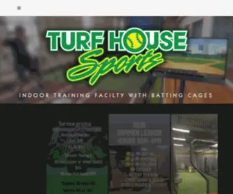 Turfhousesports.com(Indoor Batting Cages) Screenshot