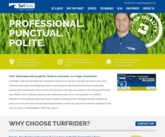 Turfrider.com(Jacksonville Landscaping & Lawn Care Service) Screenshot