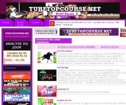 Turftopcourse.net(Turftopcourse) Screenshot
