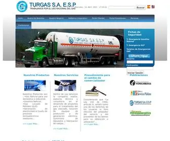 Turgas.com(Turgas S.A E.S.P) Screenshot