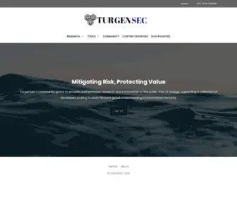 Turgensec.com(Automated Intelligence) Screenshot