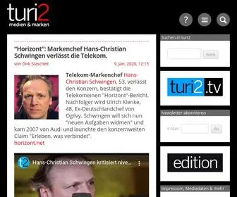 Turi2.de(Der Kommunikationsclub) Screenshot